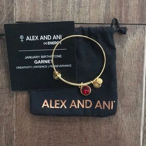 Garnet Alex and Ani Bracelet